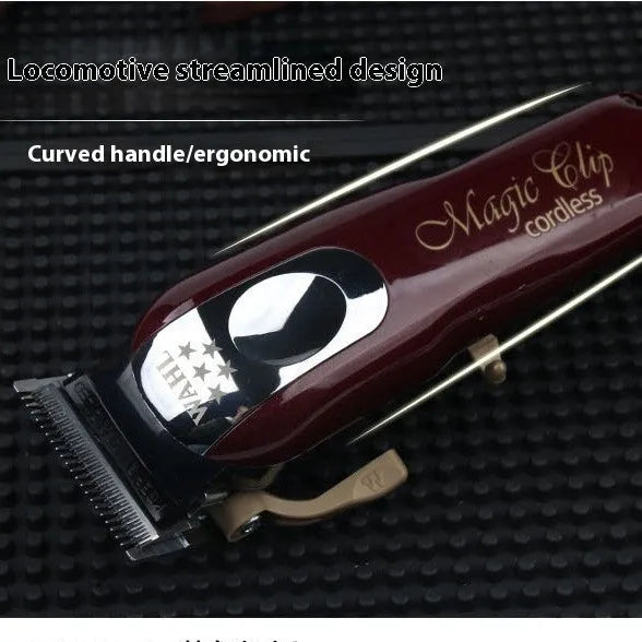 Charging hair clipper with stainless steel cutter head for adult and children's haircuts