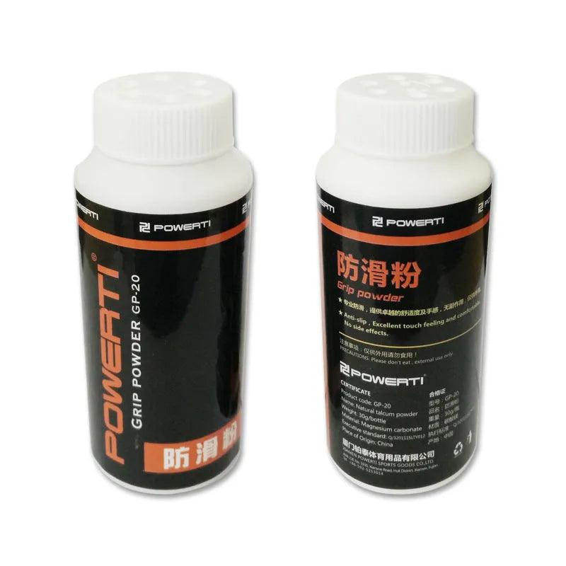 White magnesium carbonate sports anti-slip powder container for athletic grip enhancement