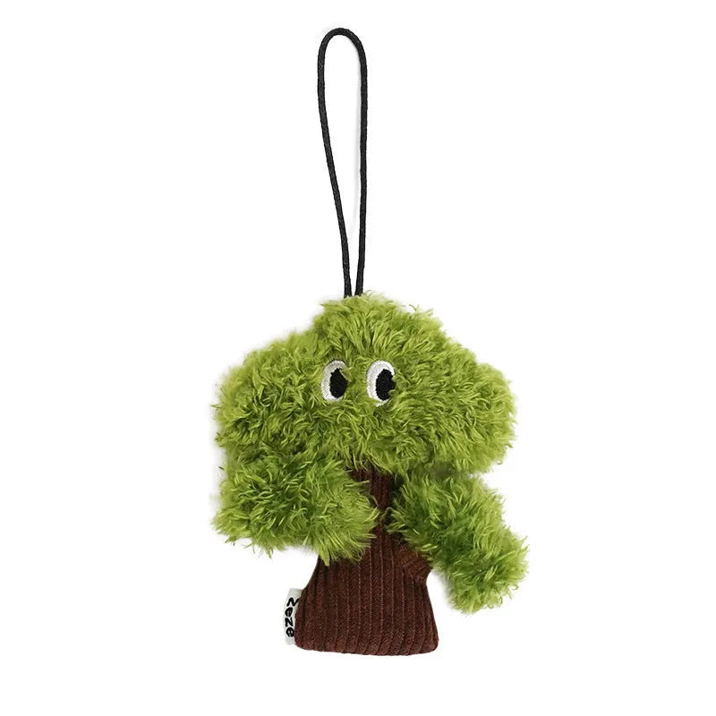 Pine tree design catnip toy with teasing stick for cat play