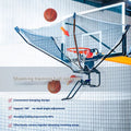 Basketball training ball return machine for automatic serve shooting practice with iron frame