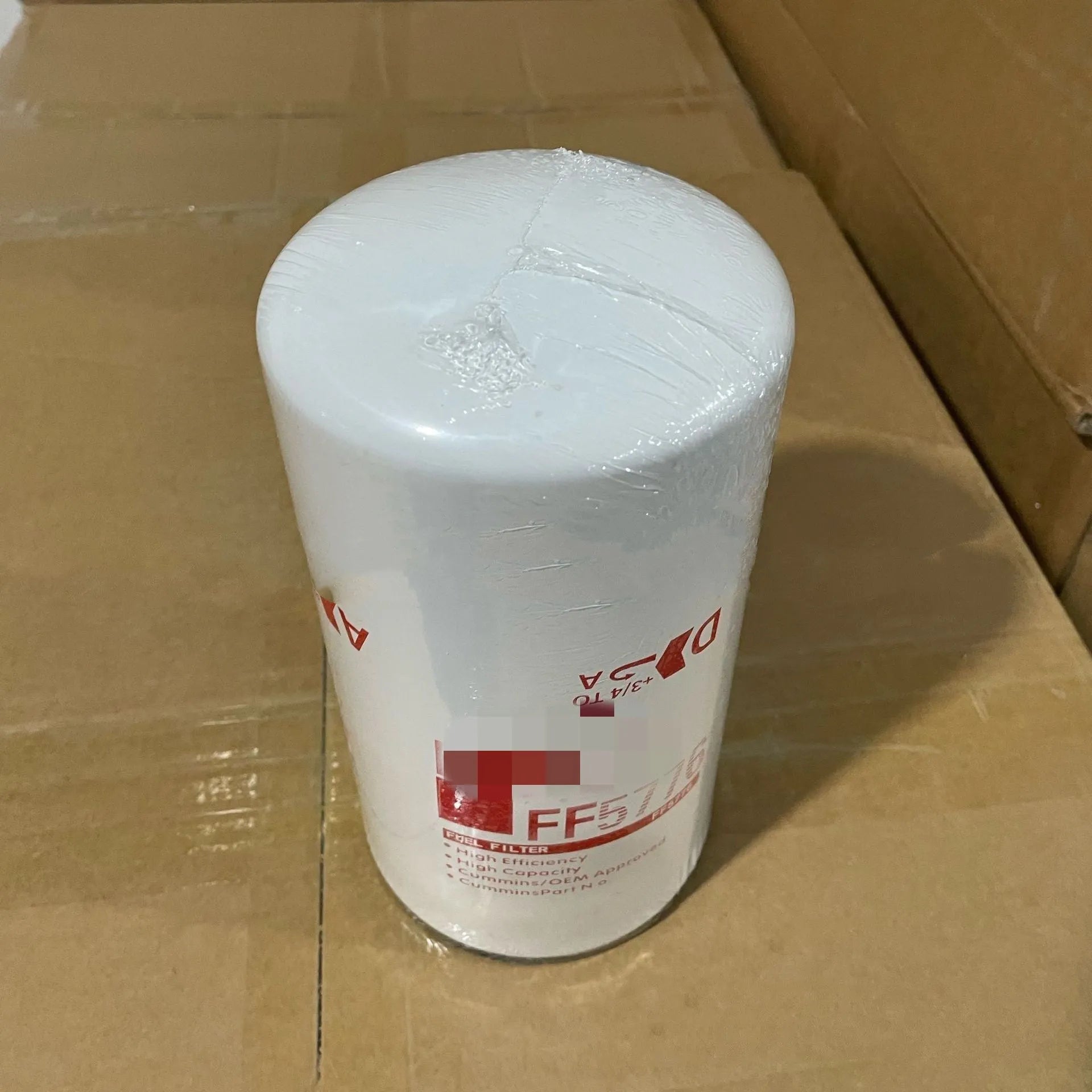 White metal folding diesel filter element with 2 mm connections for automotive engine oil systems