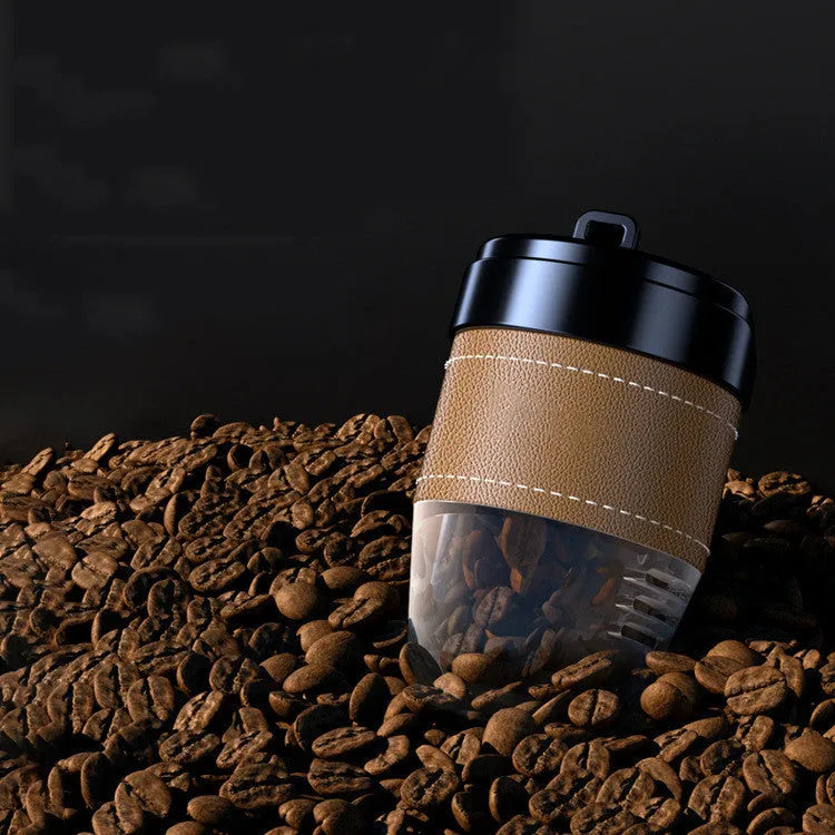 Coffee cup shaped car perfume air freshener with coffee beans fragrance in solid format