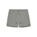 Men's loose fit acetate fibre running training shorts in black, front view