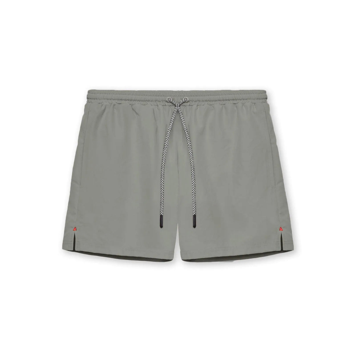 Men's loose fit acetate fibre running training shorts in black, front view