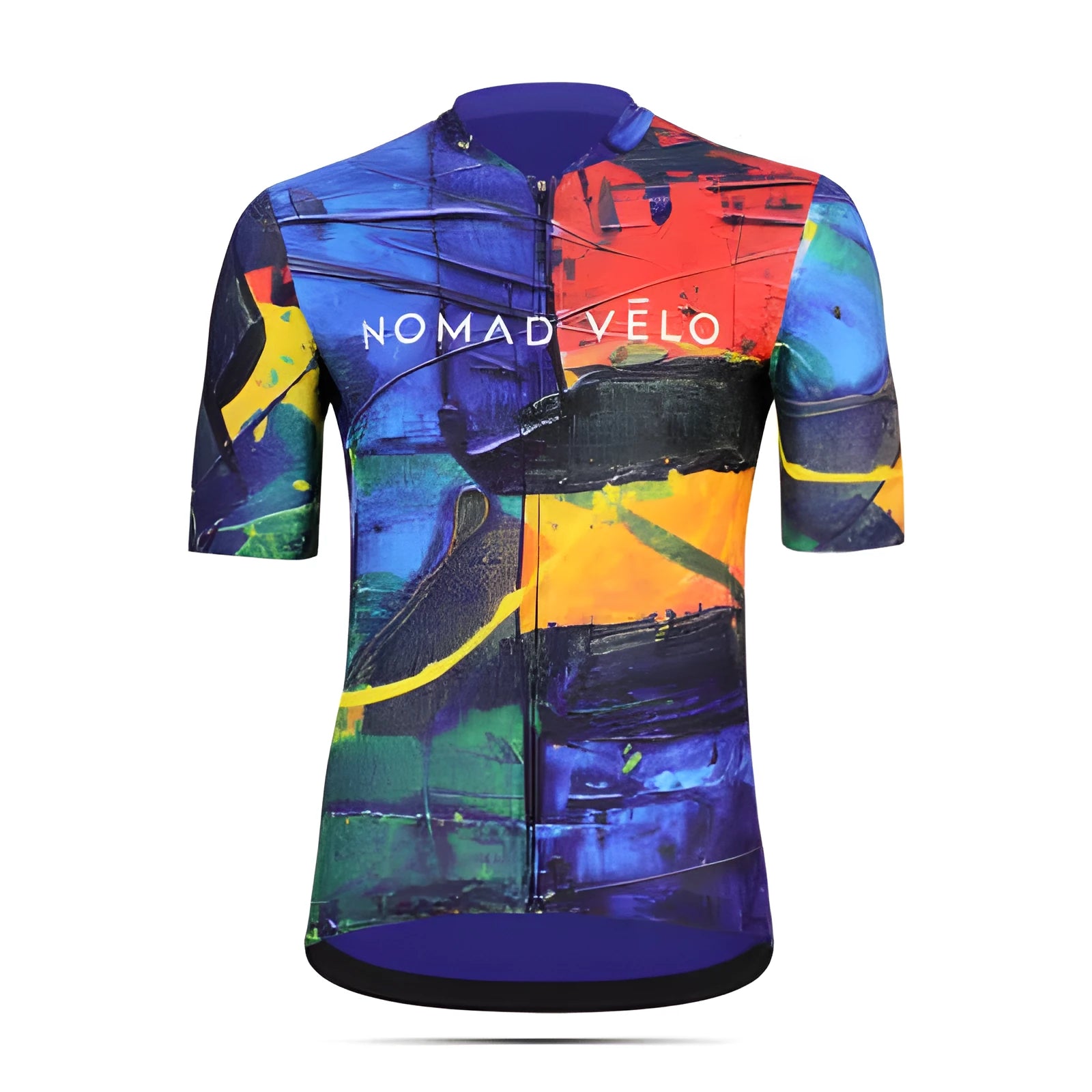 Men's camouflage print short-sleeved t-shirt in milk silk polyester, loose fit pullover style