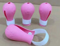 Pet anti-scratch bite cat space hood head cover made of PP/PE material for grooming