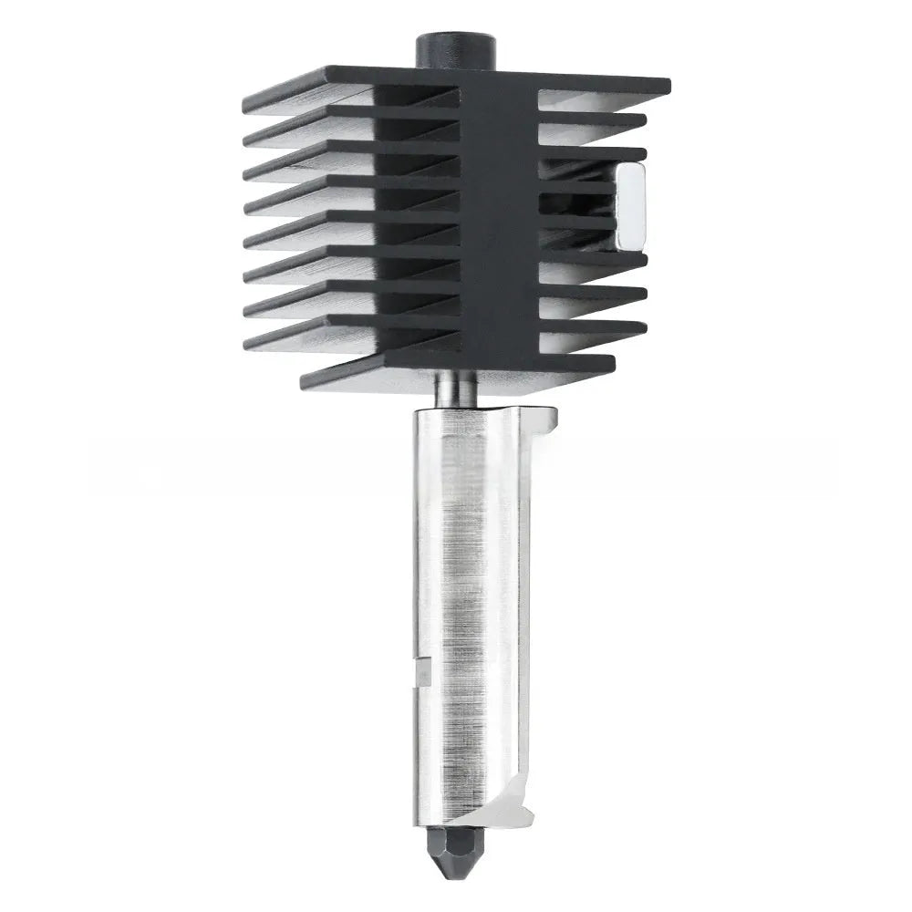 Bambu Lab A1 Mini 3D printer hot end replacement kit with four nozzle sizes and black silicone sleeve