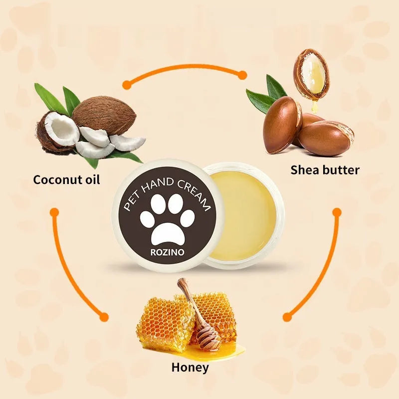 20g pet grooming hand cream bottle for dogs and cats with glycerin moisturising formula