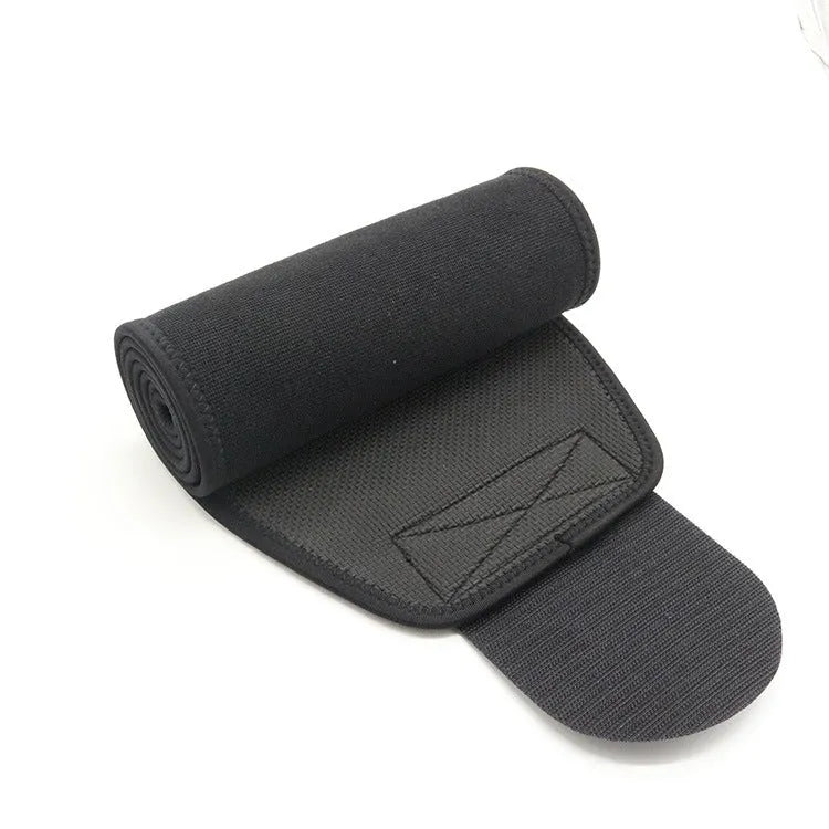 Neoprene lumbar support belt for sports and fitness activities in black, blue, or pink colours