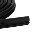 Black rubber sliding door seal strip for Toyota Hiace high roof vans, 5 metre length
