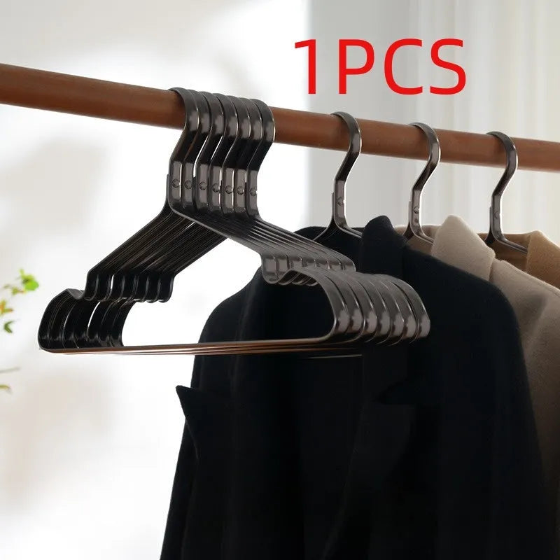 Elegant black non-slip anti-rust clothes hanger for trousers and ties