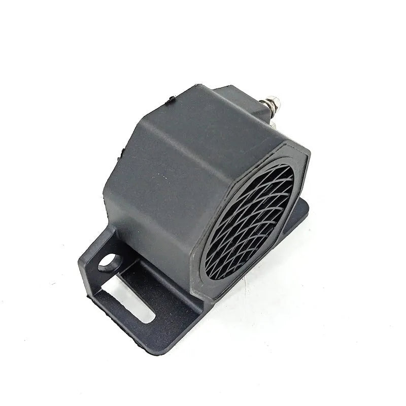 Black GQ-208A 12-80V vehicle reversing horn buzzer for safety alarms.
