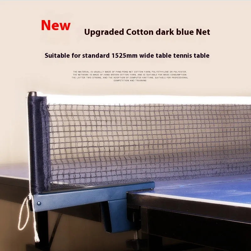 Table tennis post set with thickened ball column, universal large clip, and indoor open grid frame components
