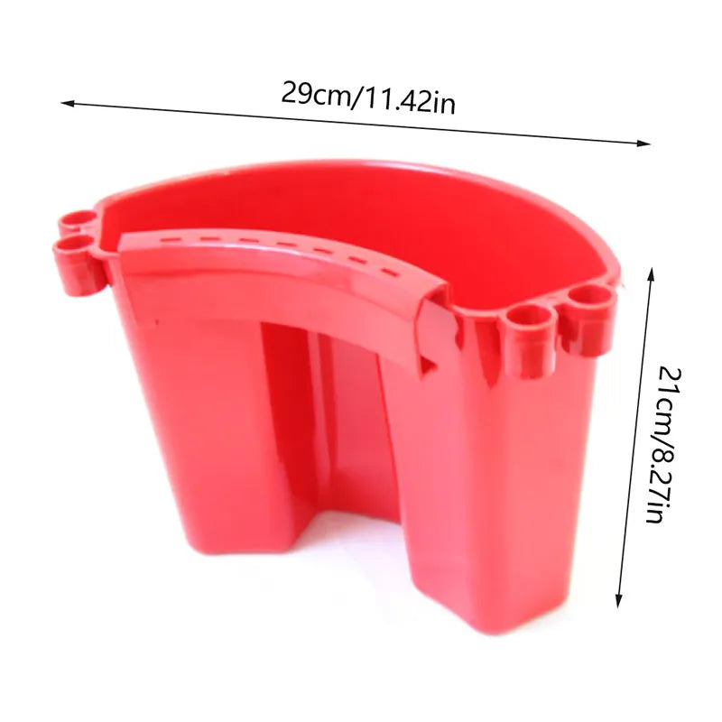 Car washing bucket in black, red, blue, and pink colour options