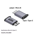 USB AM to Micro-B adapter with 5-pin male connector for old mobile hard drives and phones