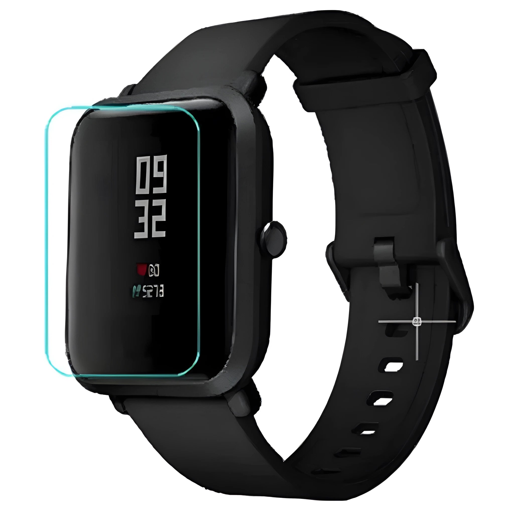 Amazfit Bip S full screen HD hydrogel film with anti-scratch protection in easy-tear TPU format