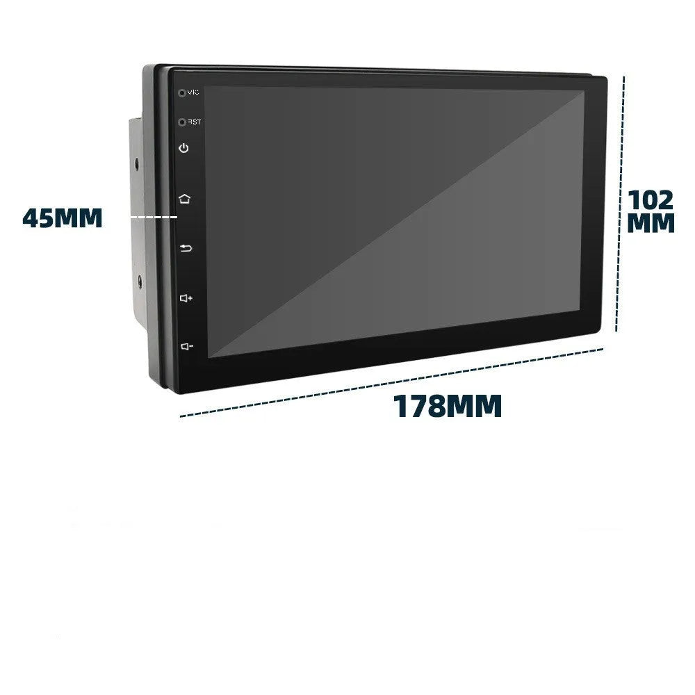 Universal 7-inch Carplay GPS navigation radio system for manual transmission vehicles