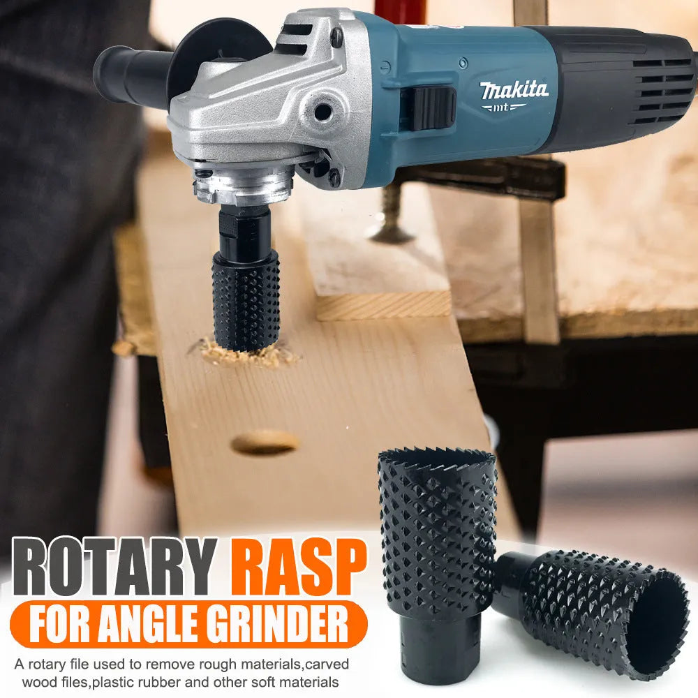 Spherical grinding head attachment for angle grinder with M10 and M14 thread specifications