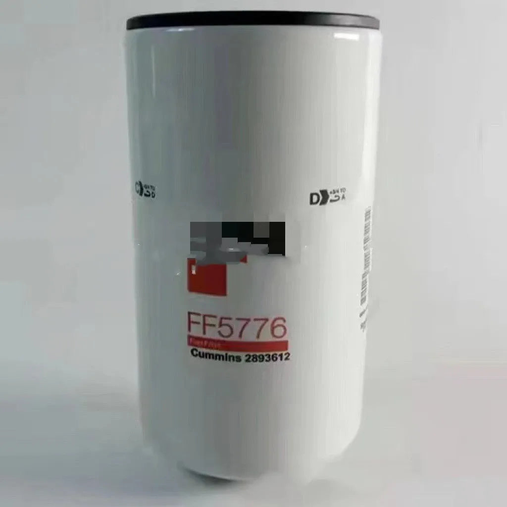White metal folding diesel filter element with 2 mm connections for automotive engine oil systems