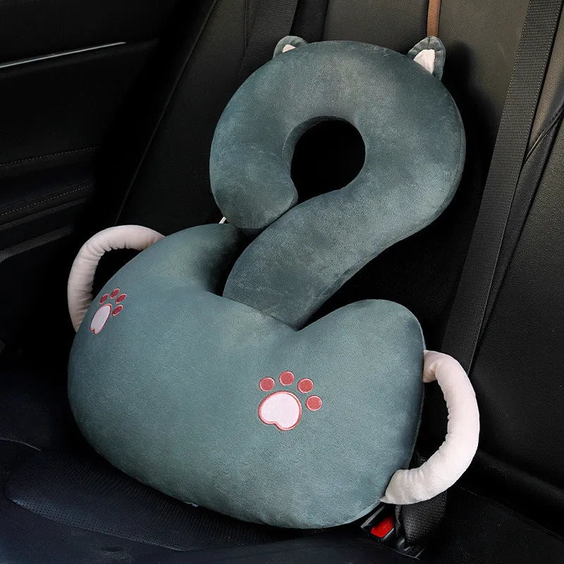 65x65cm cartoon animal car cushion pillow in capybara design with pp cotton filler