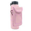 Large capacity cloth fabric cup sleeve with magnetic closure for kettle and sports bottle protection