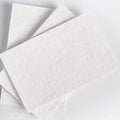 Painting sponge set with heart, round and square wood pulp paper sponges and six fountain pens