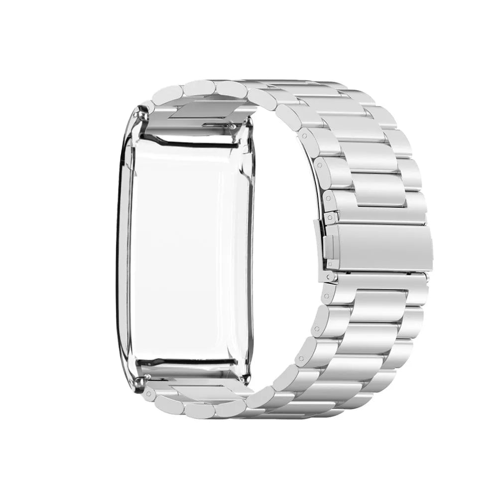 Milan Three Beads replacement adjustable wrist strap for Whoop metal strap in Black or Silver