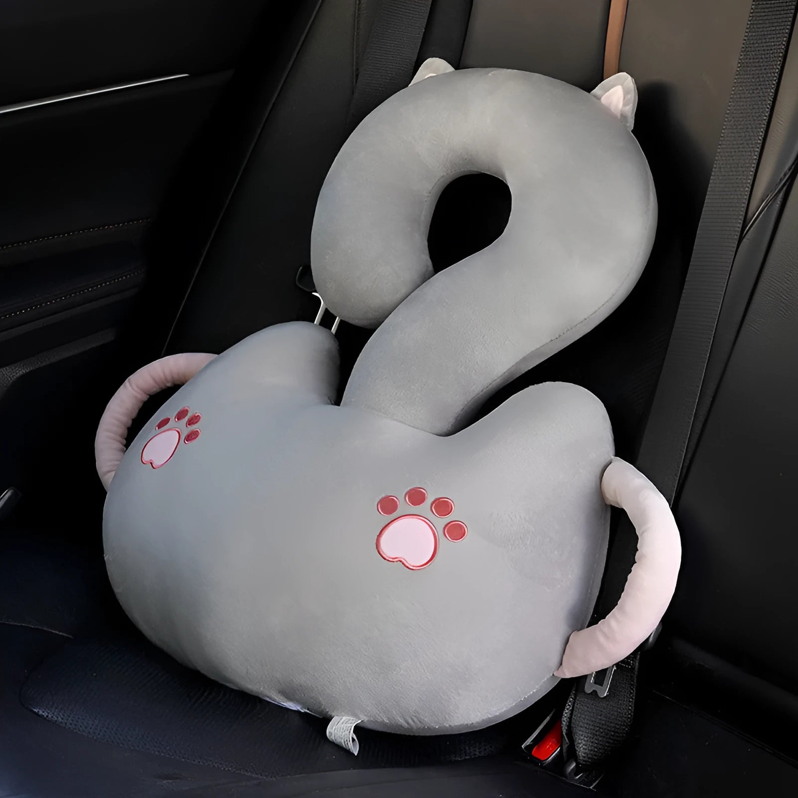 65x65cm cartoon animal car cushion pillow in capybara design with pp cotton filler