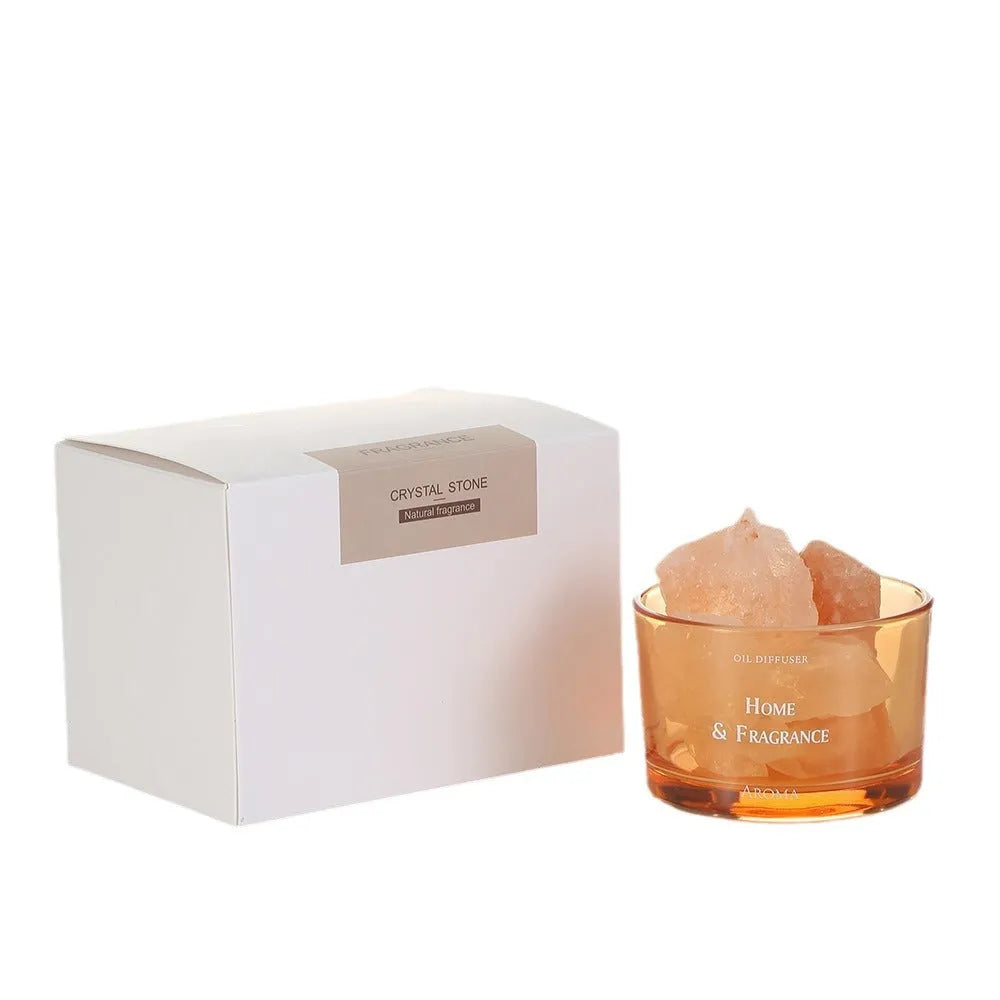 Girls' room aromatherapy perfume crystal with ten 20ml essential oil bottles including lavender and argy wormwood