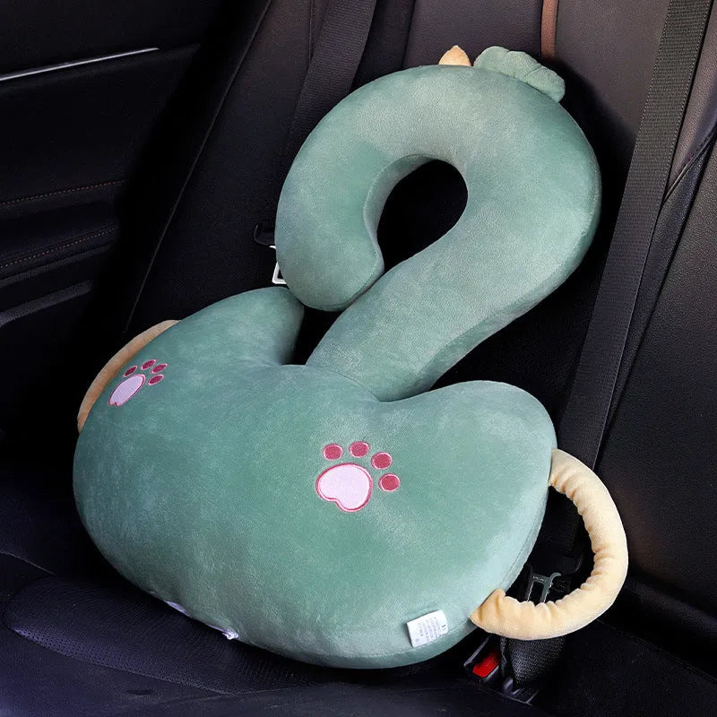 65x65cm cartoon animal car cushion pillow in capybara design with pp cotton filler