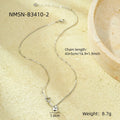 Stainless steel 18K electroplated winding ball pendant necklace with alloy chain for women, fashion OL style