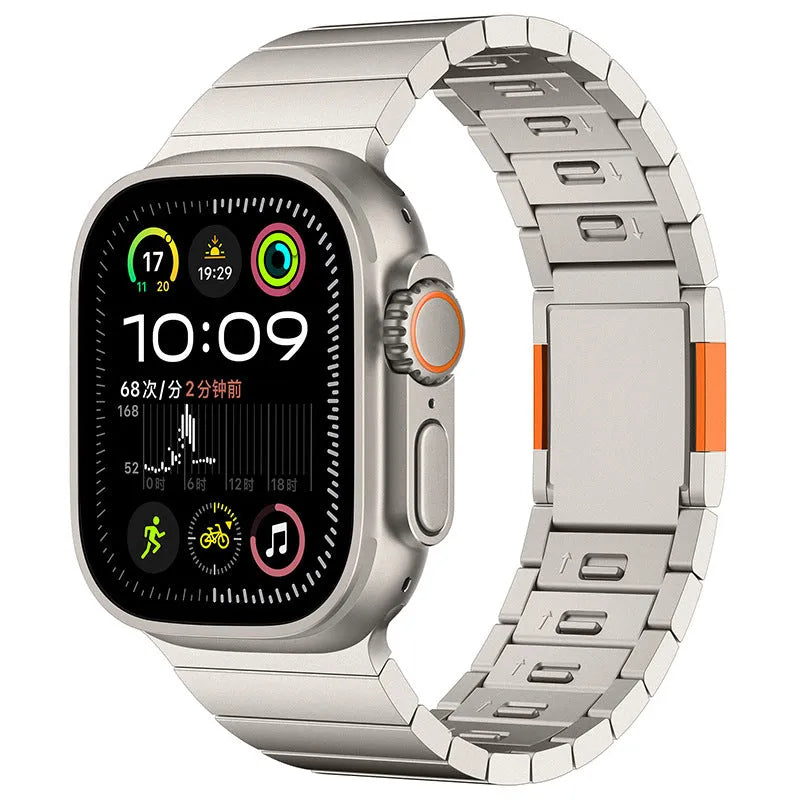 Stainless steel magnetic clasp Apple Watch band in multiple colour options