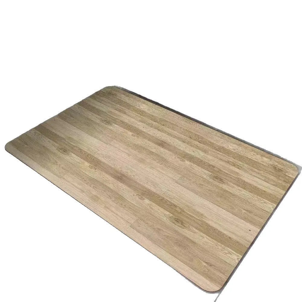 Square wood grain pattern floor mat for shower room in diatom ooze material