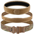 VOTAGOO army-style quick-release tactical belt in CP camouflage with alloy buckle on nylon webbing.
