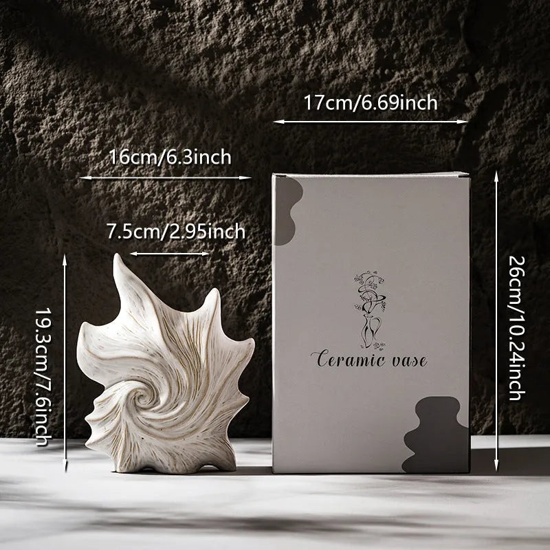 French art ceramic vase with coloured glaze finish in European style design