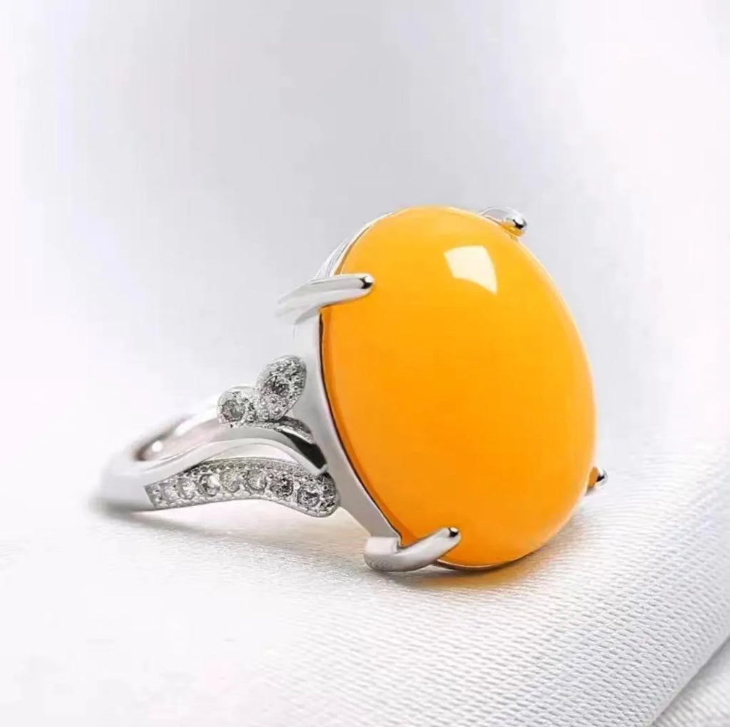 Geometric adjustable ethnic ring in black, blue, green, red, or yellow colours