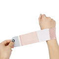 Athletic wristguard with elastic breathable construction for wrist protection during sports