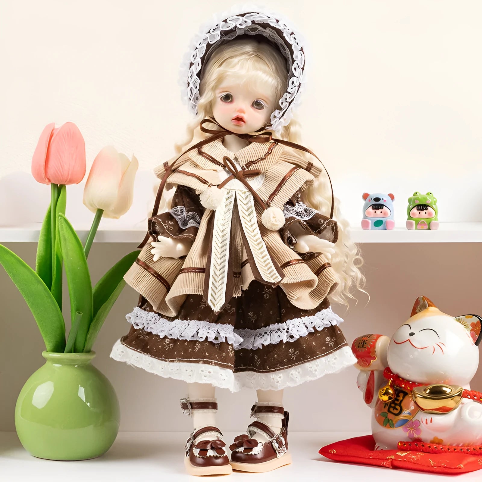 French entry Lux Wind doll clothes for teenage dolls in ten colour themes including Rococo and caramel pudding