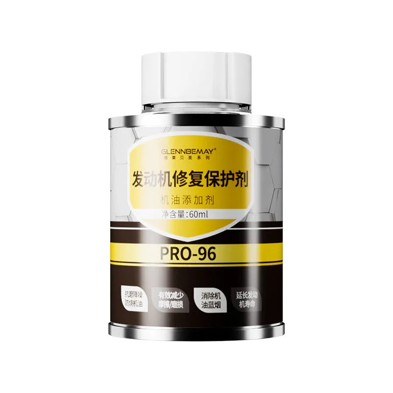 60ml automobile engine oil anti-wear additive in white container for repair and maintenance
