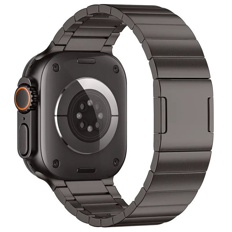 Stainless steel magnetic clasp Apple Watch band in multiple colour options