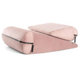 High-density sponge triangle pad pillow with embroidery weaving in five colour options