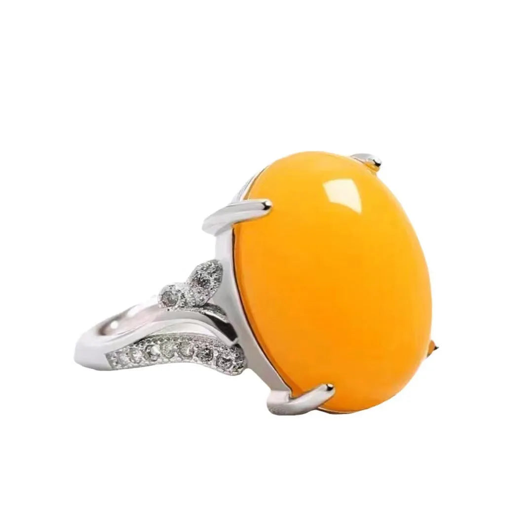 Geometric adjustable ethnic ring in black, blue, green, red, or yellow colours