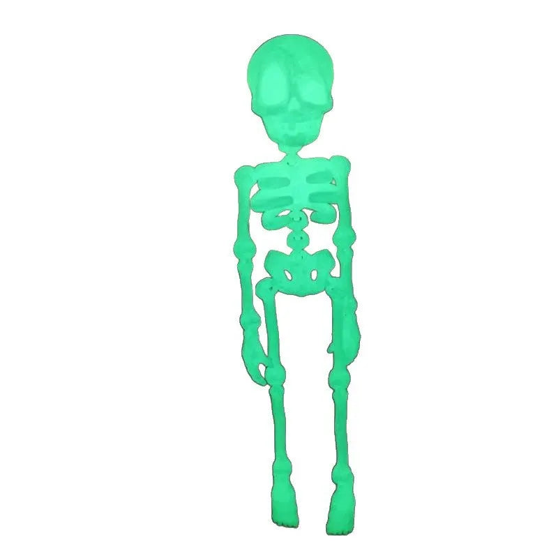 3D printed skull refrigerator magnet ornament measuring 18cm high by 4.5cm wide in multiple colour options