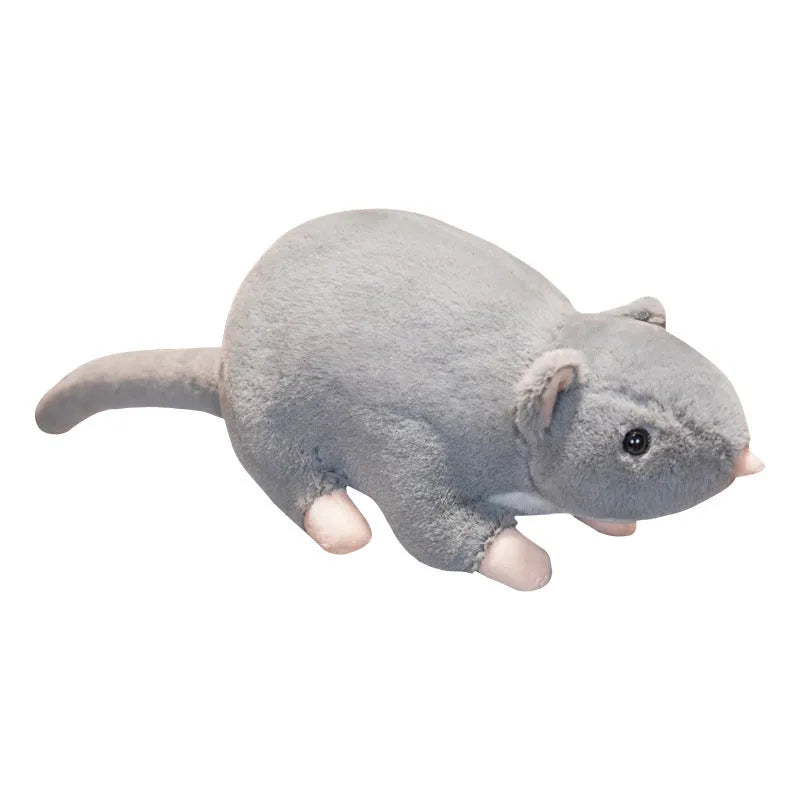 Cartoon mouse plush doll toy in three size options for children's companionship