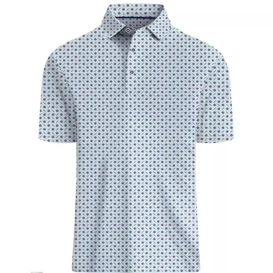 Men's 3D printed short sleeve t-shirt in Japanese retro style with zipper decorations