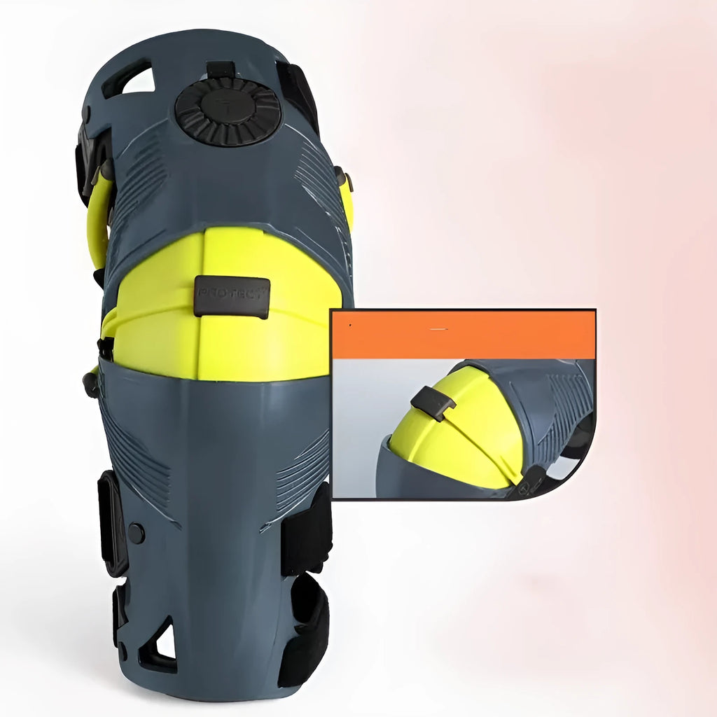 Gray black riding anti-collision knight equipment made from high strength PA synthetic material with size options S to XXL