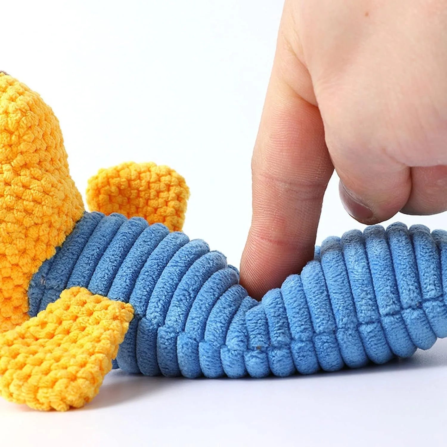 19cm squeaky stuffed dog chew toy in animal shapes for small medium large breeds