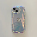 Laser gradient iPhone case in Laser Love colour with TPU drop-resistant cover