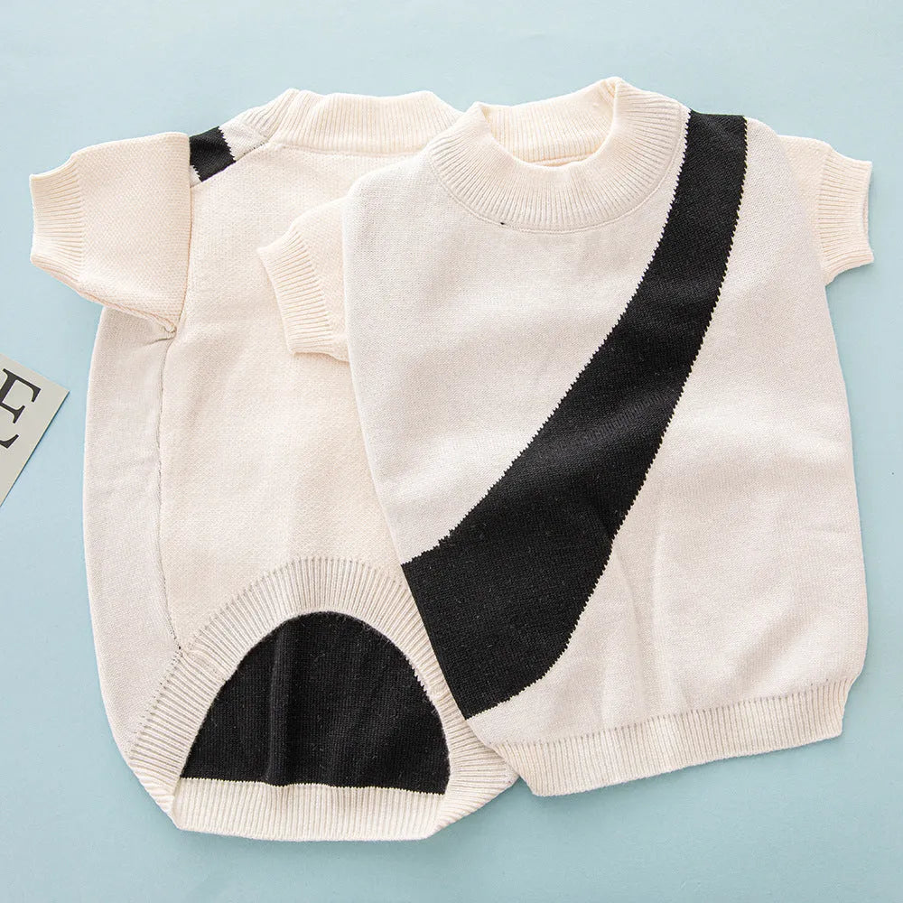 A wool dog jumper for Corgis and Poodles in a choice of six colours, shown in size L.
