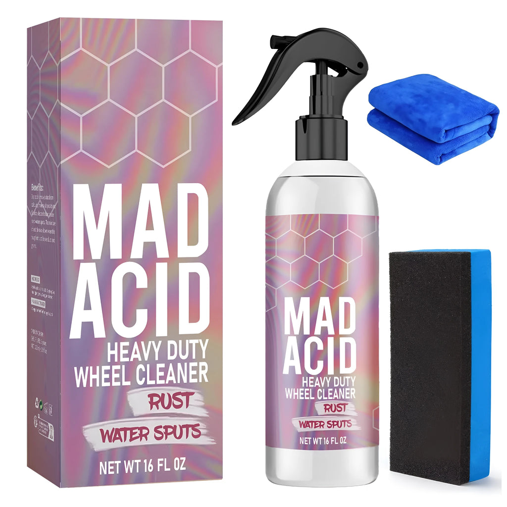 Tyre cleaner foam decontamination and polishing 120ml with towel and sponge brush